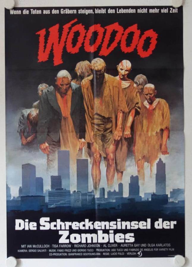 Zombie Flesh Eaters original release german movie poster